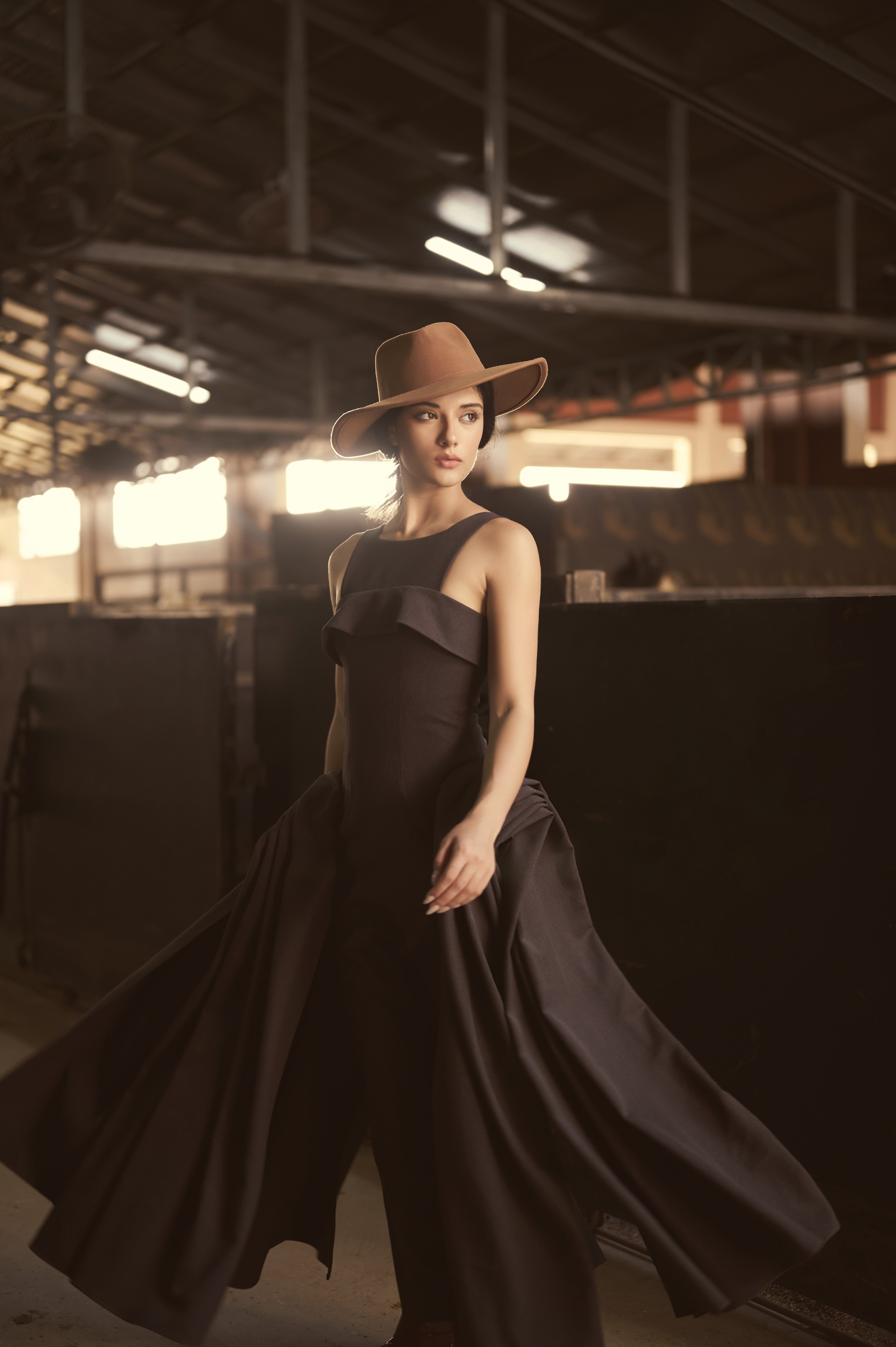 BROWN DOUBLE CHEST DOUBLE LAYER