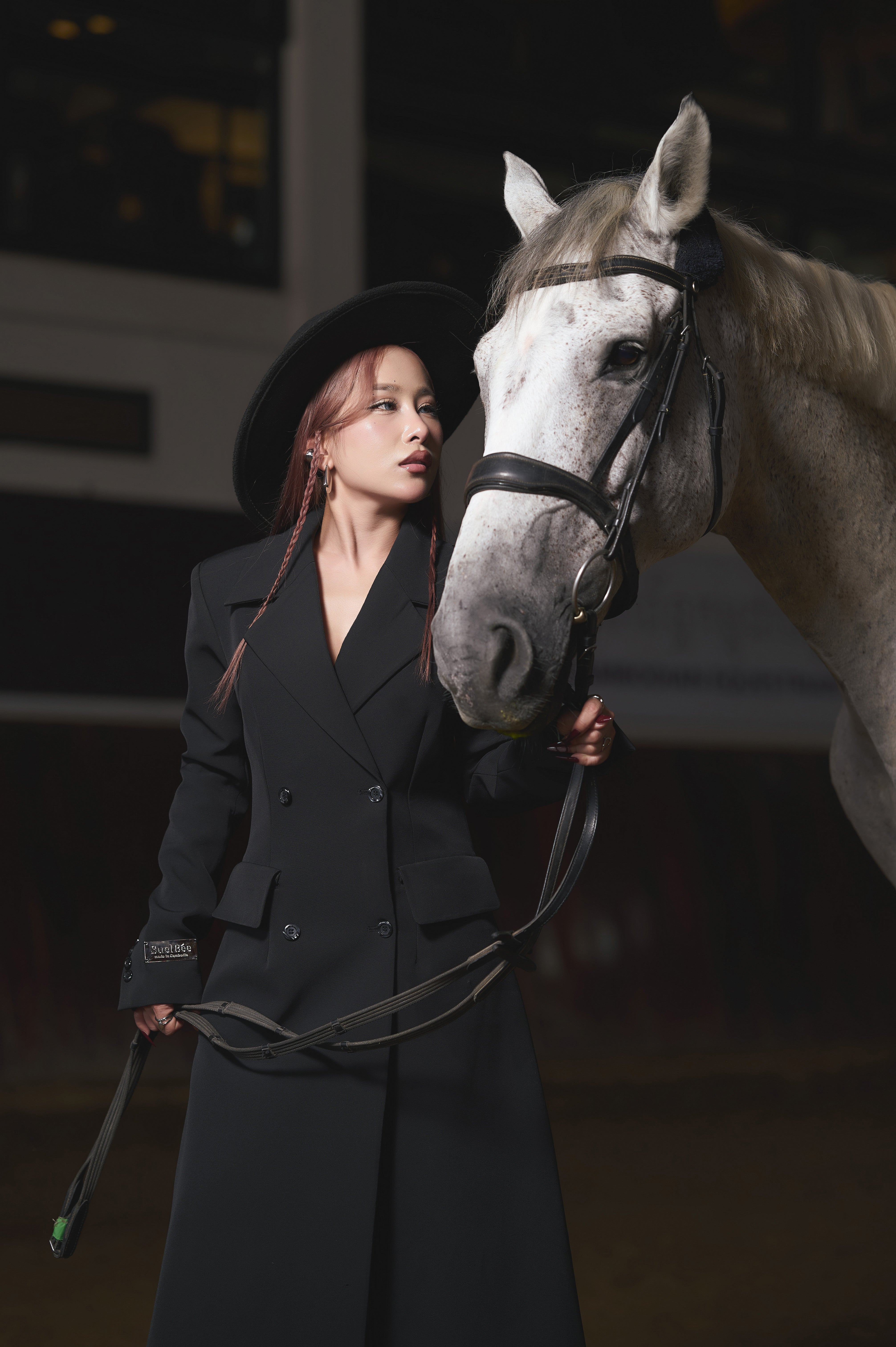 PRINCESS SWING COAT BLAZER JETTED POCKETS WITH FLAP DOUBLE BREASTED